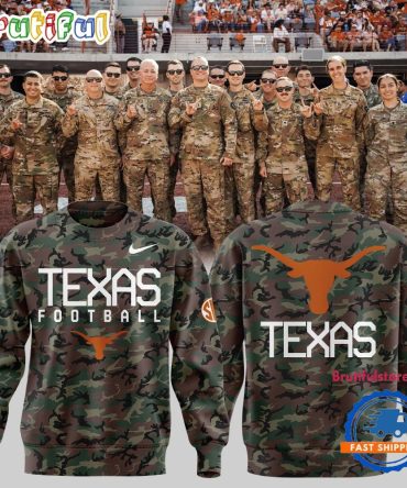 Texas Longhorns 2024 Military Appreciation New Sweatshirt