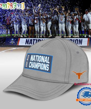 Texas Longhorns 2025 Ncaa Softball Women’S College World Series Champions Limited Edition 3D Printed Cap