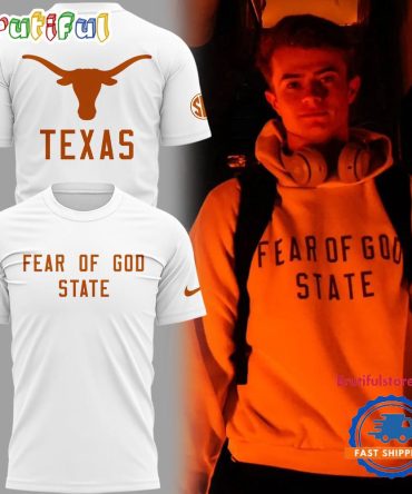 Texas Longhorns Fear Of God State Orange Limited Edition 3D Shirt
