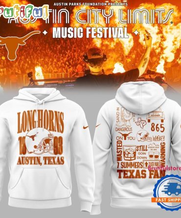 Texas Longhorns Football X Austin City Festival Limited New Hoodie