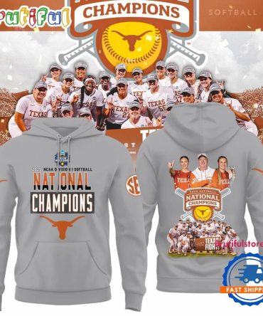 Texas Longhorns Softball Women's College World Series 2025 Champions Hoodie Shirt