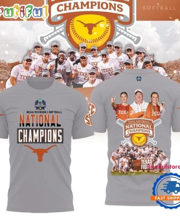 Texas Longhorns Softball Women's College World Series 2025 Champions T-shirt