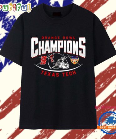 Texas Tech Orange Bowl Champions 2026 Football T Shirt