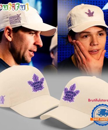 Toronto Maple Leafs Hockey Fights Cancer 2025 Limited Edition Cap