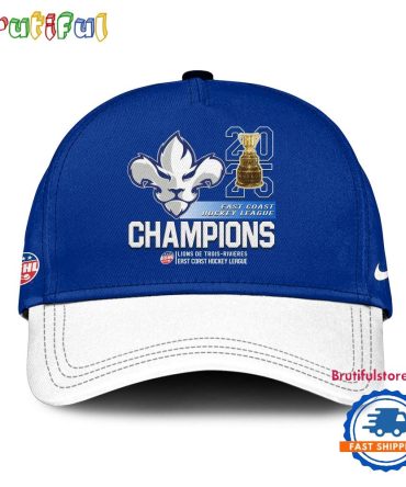 Trois-Rivieres Lions 2025 East Coast Hockey League Champions Cap Hat