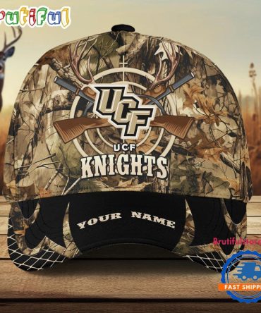 Ucf Knights Camo Hunting Cap, Sport Team Camo Hunting Hats