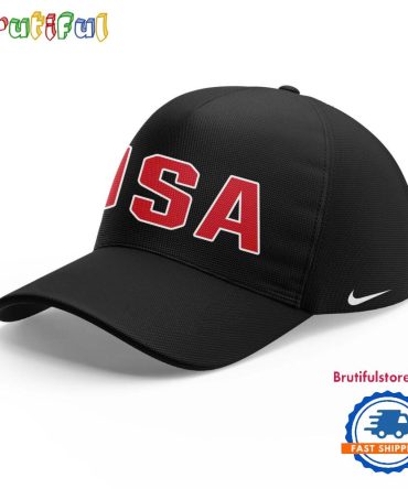 Usa Softball Team 2025 Black Cap