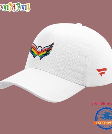 Washington Capitals Special Pride Night White Cap Hats