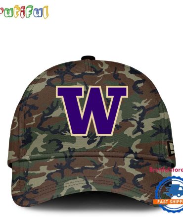 Washington Huskies Football 2024 Military Appreciation Club Cap