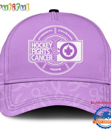 Winnipeg Jets 2025 Nhl Hockey Fights Cancer Limited Edition Cap
