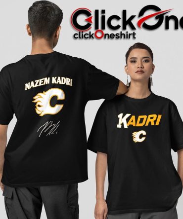 Calgary Flames Naz 1000Th Nhl Game 2025 Two-Sided T-Shirt