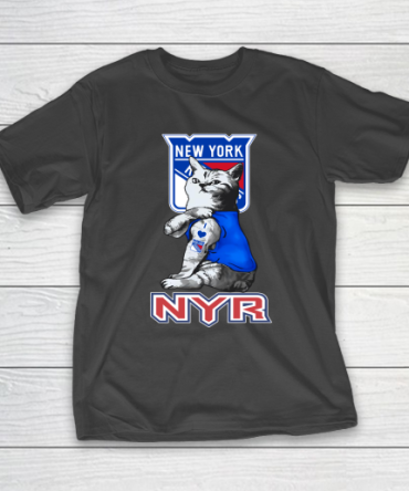 Nhl My Cat Loves New York Rangers Hockey T-Shirt