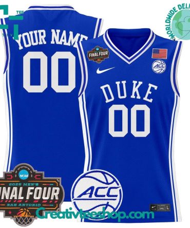 Duke Blue Devils 2025 Final Four Personalized Basketball Jersey