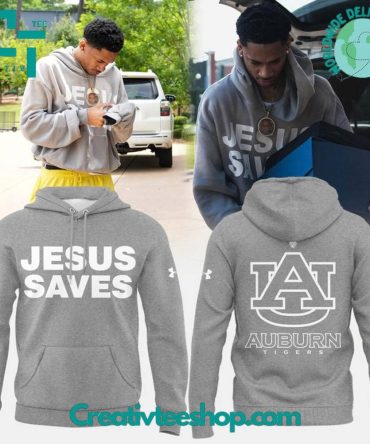 Auburn Tigers Jesus Won Special Grey Hoodie