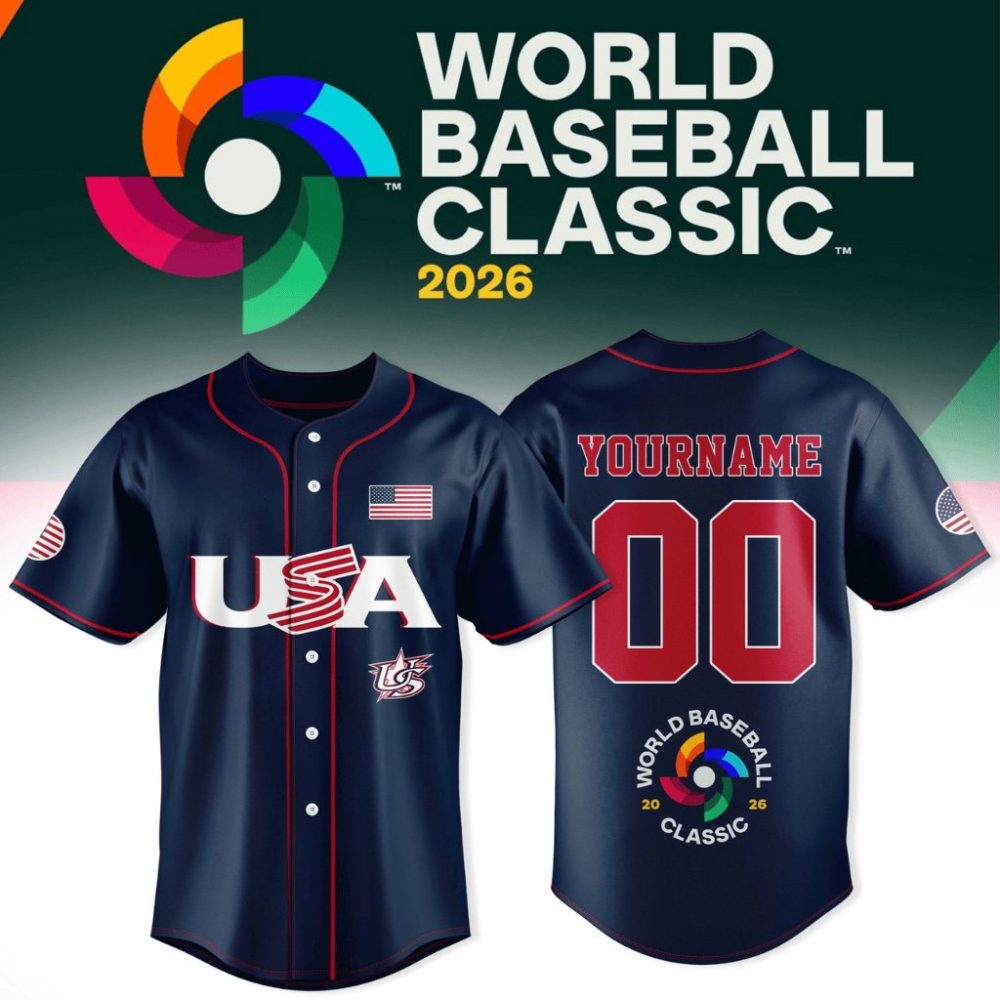 Usa - Baseball 2026 World Baseball Classic Jersey-3D Baseball Jersey