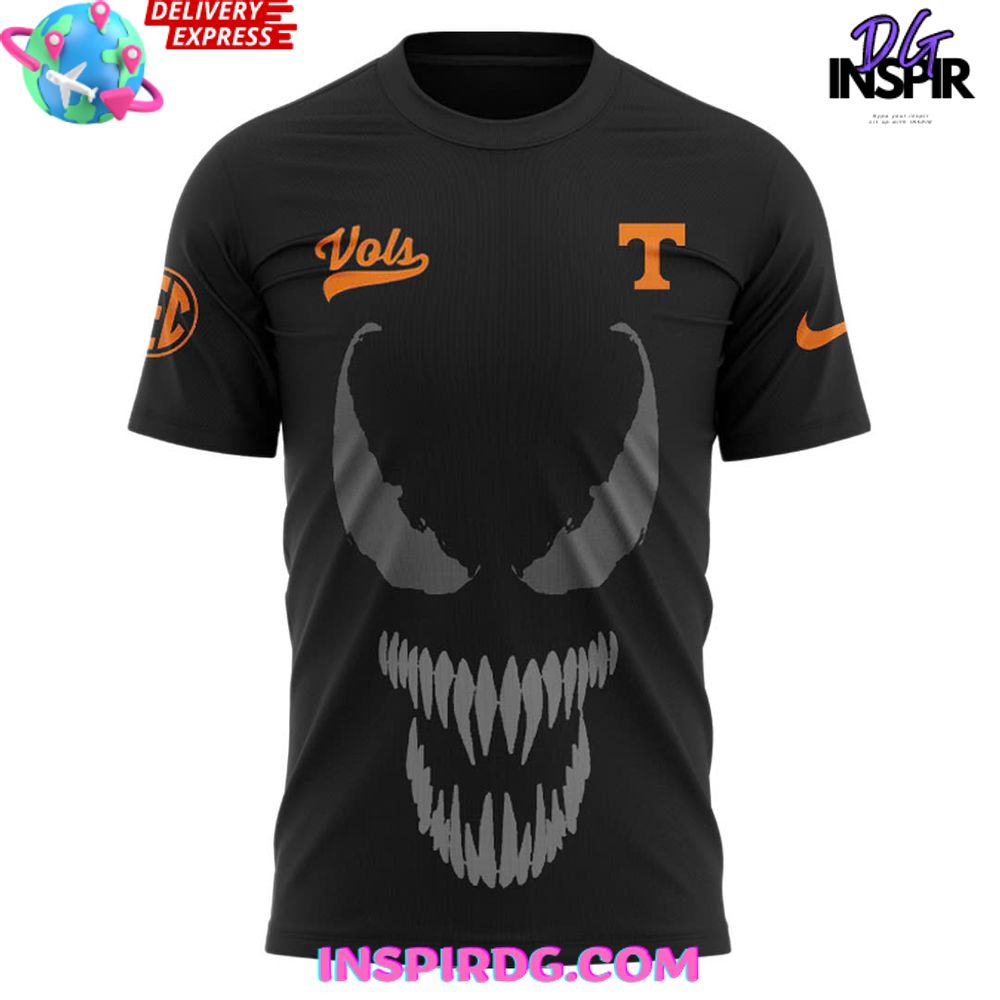 Tennessee Volunteers Venom Dark Mode Special T-Shirt - Image 2