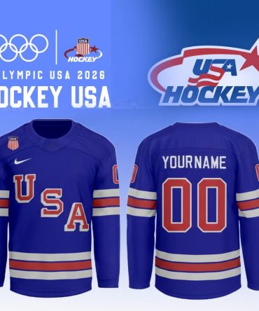 Usa 2026 Olympic Hockey Jersey Limited Edition Blue