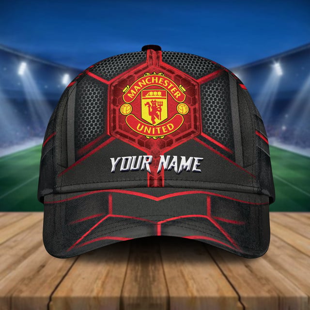 Personalized Manchester United Cap – Custom Name Embroidery, Perfect Gift For Fans