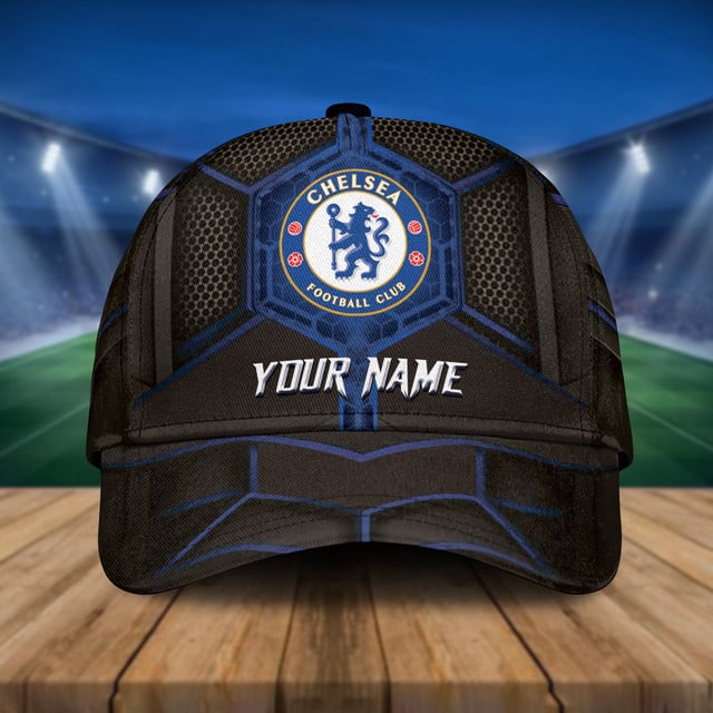 Custom Chelsea Fc Cap - Personalize Your Name - Perfect Gift For Fans