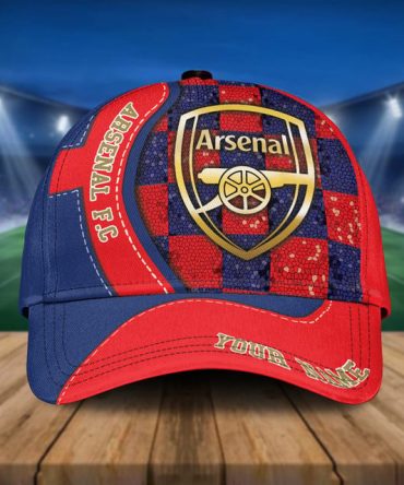 Arsenal Fc Fan Cap - Stylish Red & Blue Hat With Logo For Supporters