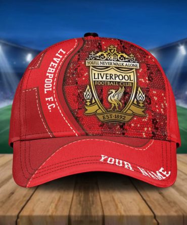 Liverpool Fc Customizable Red Cap - Fan Favorite Hat For Soccer Enthusiasts