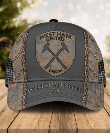 Vintage West Ham United Fc Cap - Rustic Design, Perfect For Fans And Collectors