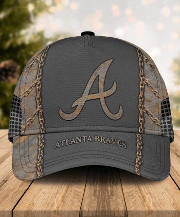 Atlanta Braves Vintage Baseball Cap – Stylish Grey Trucker Hat For Fans – Perfect Gift Idea!