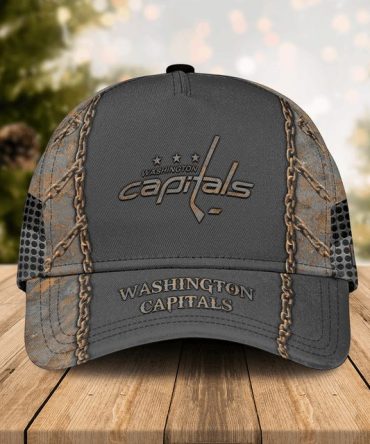 Washington Capitals Rustic Style Adjustable Cap - Perfect Gift For Fans!