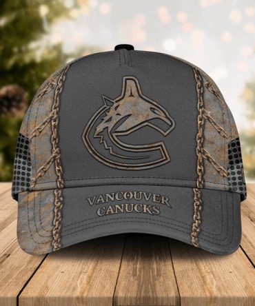 Vancouver Canucks Rustic Logo Cap - Perfect Gift For Hockey Fans!