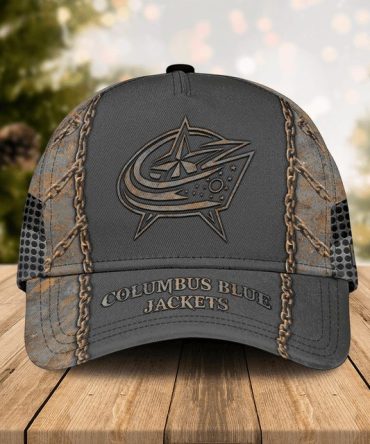 Columbus Blue Jackets Rustic Logo Cap - Premium Embroidered Design, Perfect Gift For Hockey Fans!
