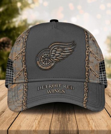 Vintage Detroit Red Wings Cap - Stylish Fan Mesh Hat With Embroidered Logo