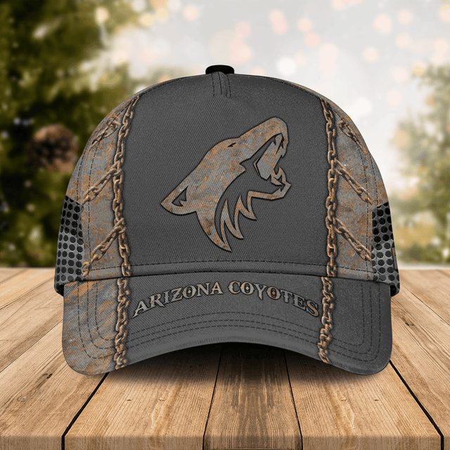Stylish Arizona Coyotes Embroidered Mesh Back Cap - Perfect Gift For Hockey Fans!