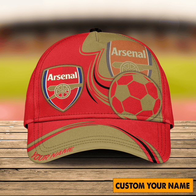 Customizable Arsenal Football Cap - Personalize With Your Name, Perfect Gift For Fans!