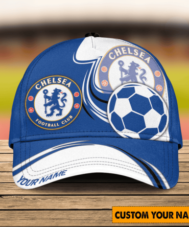 Chelsea Fc Customizable Baseball Cap – Personalize With Your Name!