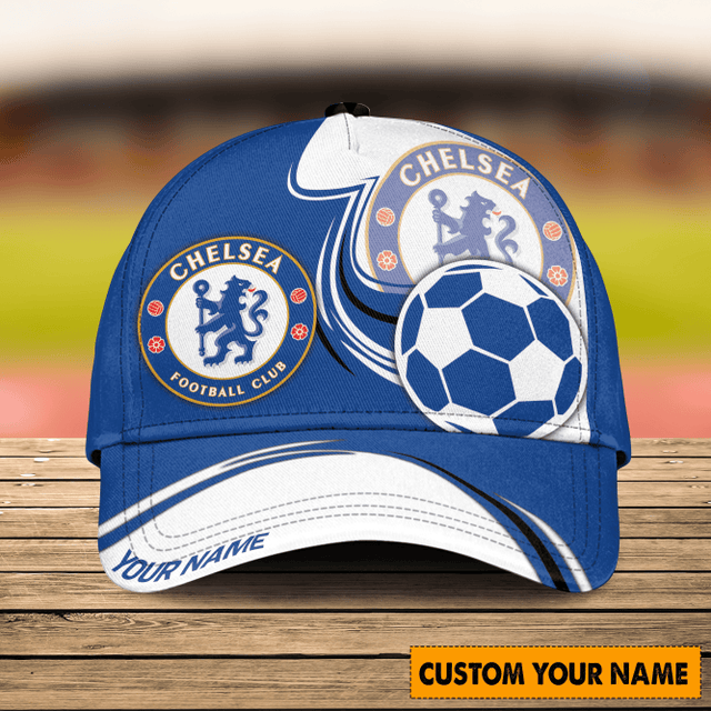 Chelsea Fc Customizable Baseball Cap – Personalize With Your Name!