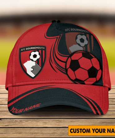 Custom Afc Bournemouth Soccer Cap – Personalize With Your Name – Perfect Gift For Fans!
