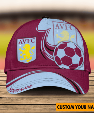 Customizable Soccer Fan Cap With Avfc Logo & Your Name – Perfect Gift For Supporters!