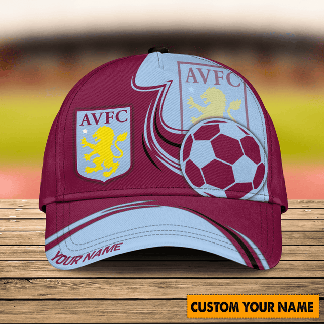Customizable Soccer Fan Cap With Avfc Logo & Your Name – Perfect Gift For Supporters!