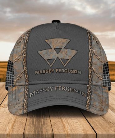 Vintage Style Massey Ferguson Cap - Rugged Trucker Hat With Embroidered Logo