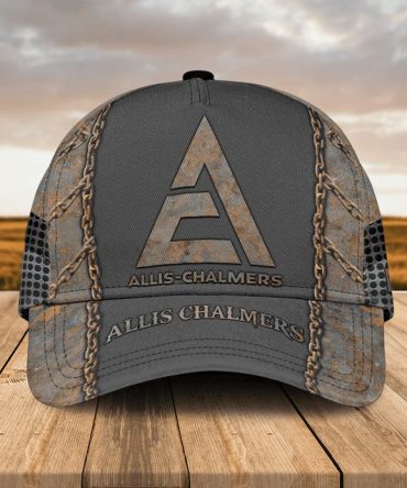 Stylish Allis-Chalmers Distressed Cap With Chain Stitch Design - Perfect For Farmers & Fans!
