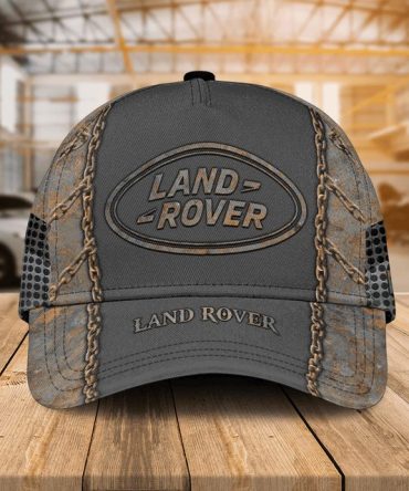 Vintage Land Rover Logo Cap - Stylish Mesh Trucker Hat For Outdoor Enthusiasts