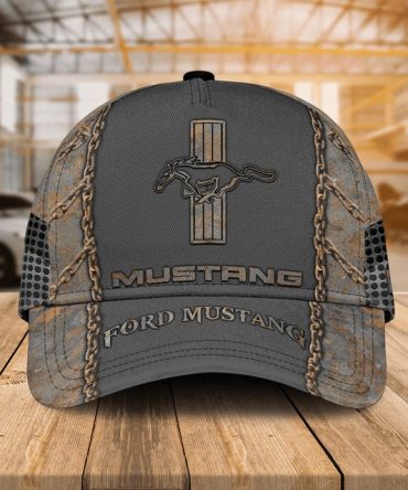 Ford Mustang Cap - Vintage Style Embroidered Logo Hat For Car Enthusiasts
