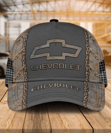 Chevrolet Logo Trucker Cap - Stylish Distressed Design For Auto Enthusiasts