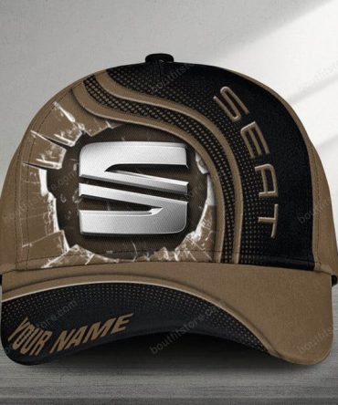 Custom Seat Logo Baseball Cap – Personalized Name, Stylish Design, Perfect Gift For Car Enthusiasts