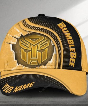 Customizable Bumblebee Cap - Personalized Transformers Style Hat For Fans