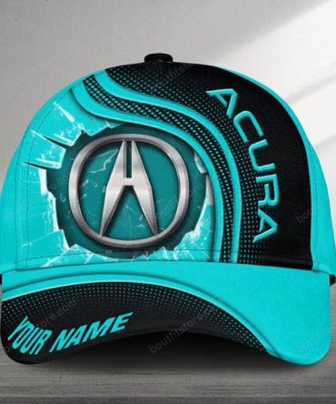 Custom Acura Cap - Personalized Name, Stylish Design, Perfect Gift For Car Enthusiasts
