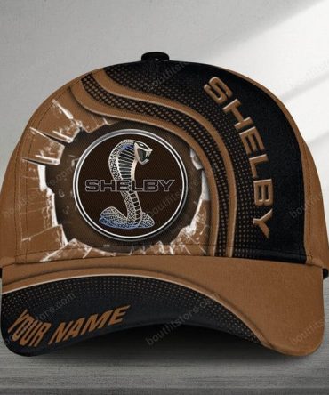 Custom Shelby Snake Logo Cap - Personalized Name Hat For Car Enthusiasts