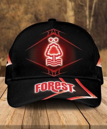 Stylish Forest Cap - Premium Black & Red Design For Outdoor Enthusiasts