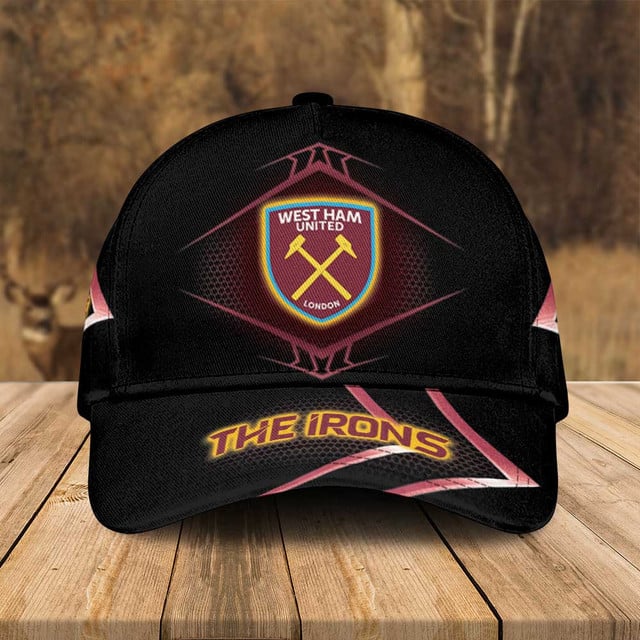 Support West Ham United With 'The Irons' Black Cap – Perfect Gift For Fans!