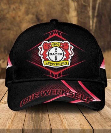 Official Bayer Leverkusen Cap - Stylish Black & Red Design For Fans